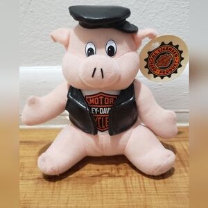 Harley Davidson NWT Vintage Motor Cycle Plush Biker 'H.O.G.'